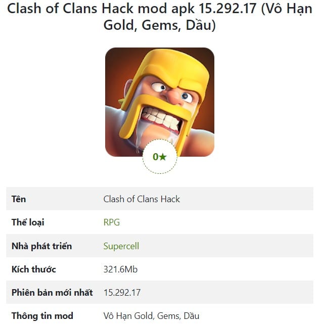Clash of Clans Hack v15.292.17 mod apk