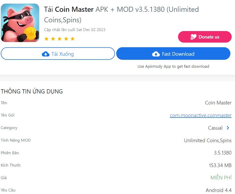 Coin Master APK + MOD v3.5.1380