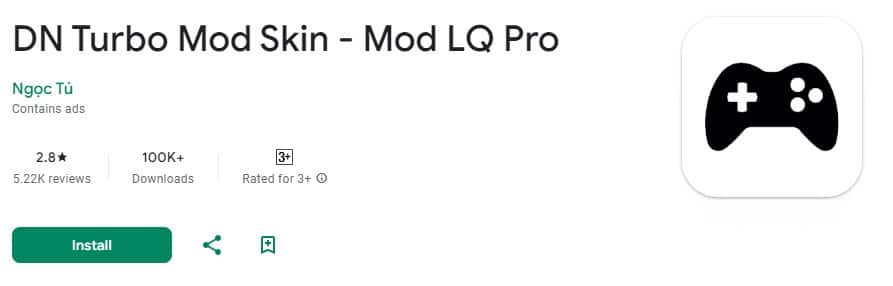 DN Turbo Mod Skin - Mod LQ Pro