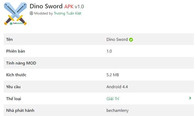Dino Sword APK v1.0