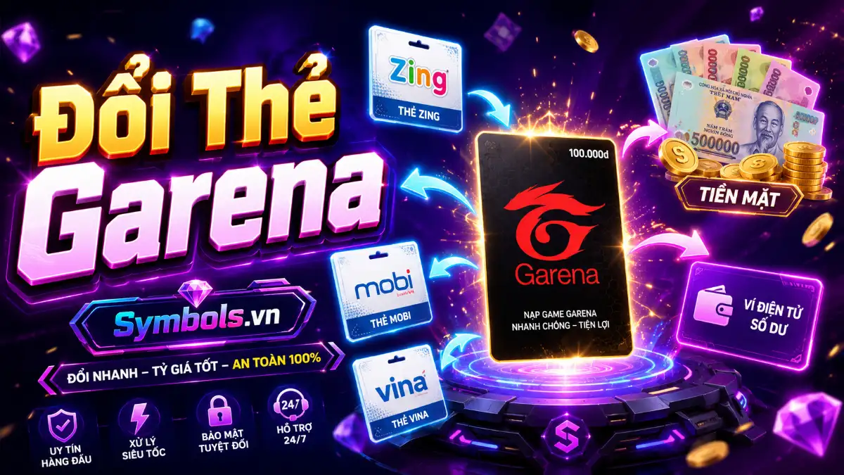 Đổi Thẻ Garena
