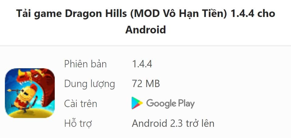 Dragon Hills MOD 1.4.4 APK