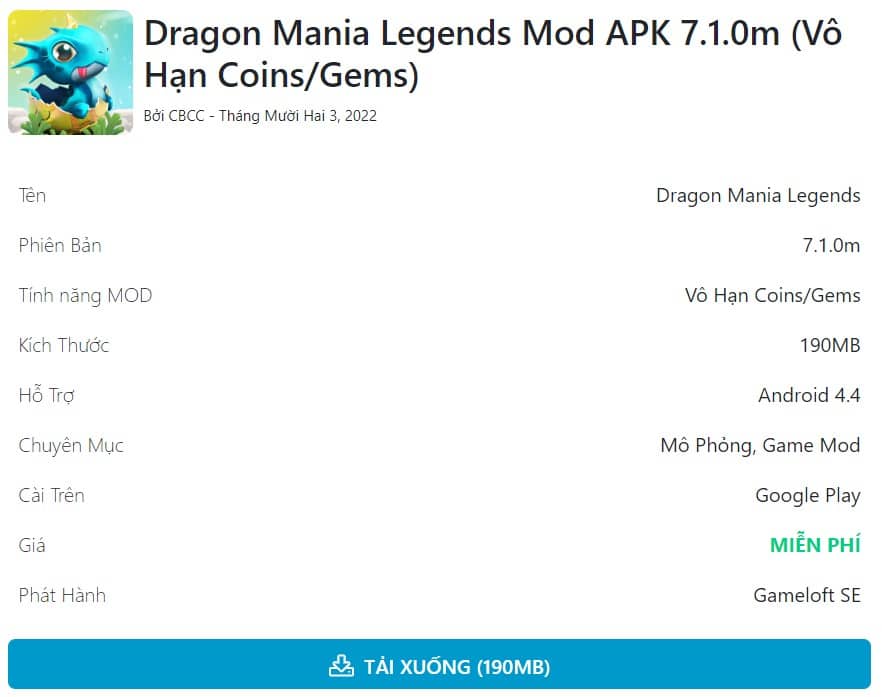 Dragon Mania Legends Mod APK 7.1.0m