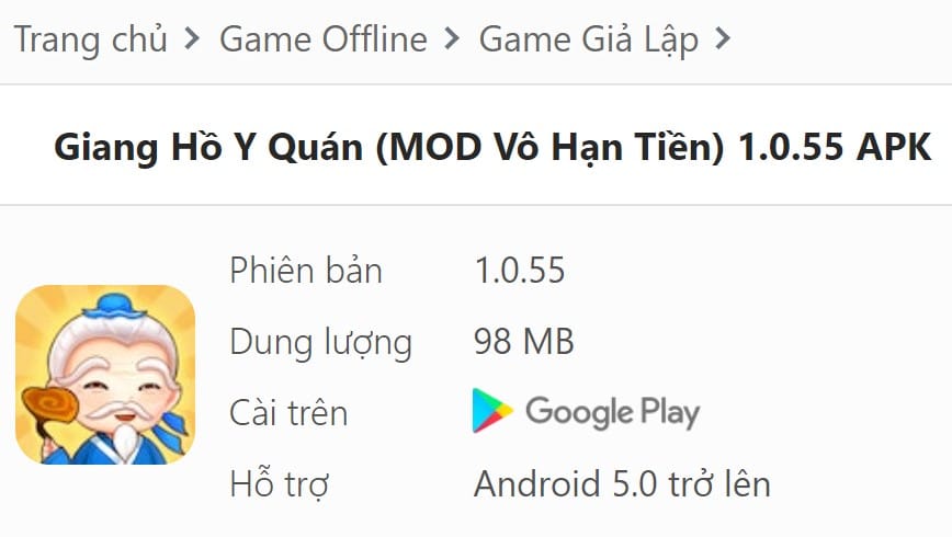 Giang Hồ Y Quán 1.0.55 APK MOD