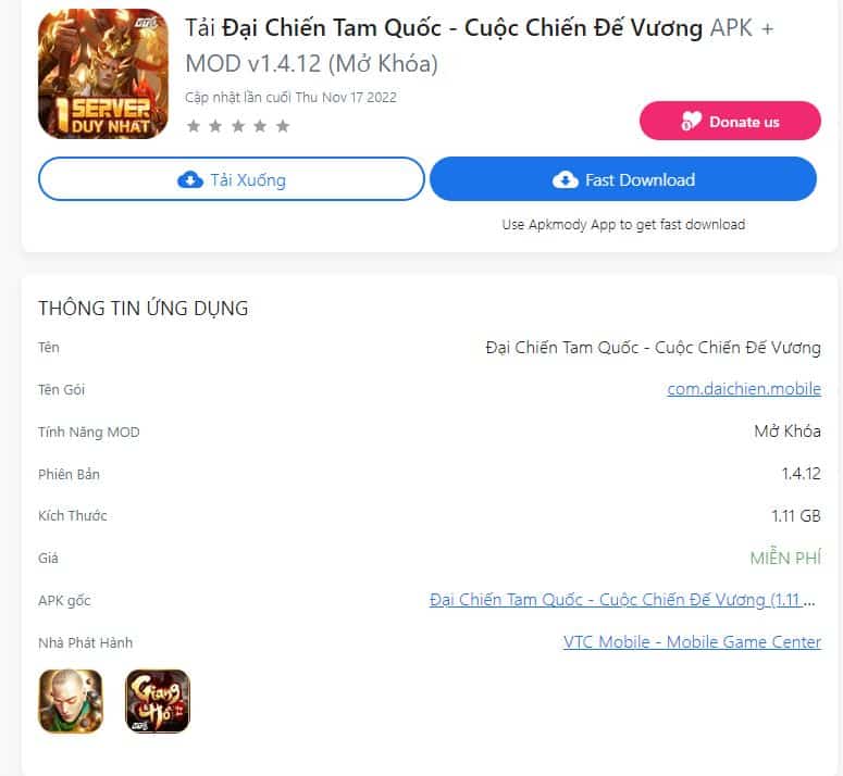 Hack KNB Đại Chiến Tam Quốc