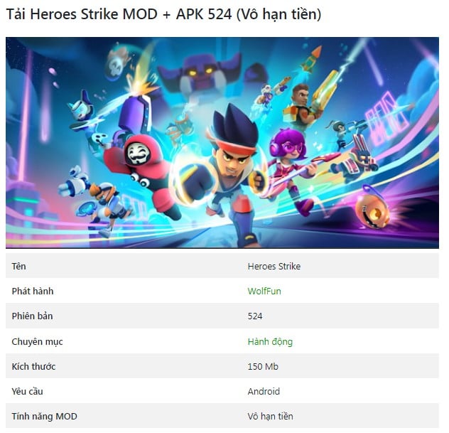 Heroes Strike MOD + APK 524