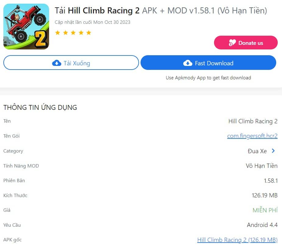 Hill Climb Racing 2 APK + MOD v1.58.1