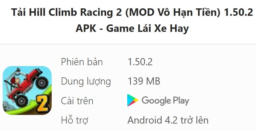 Hill Climb Racing 2 MOD 1.50.2 APK