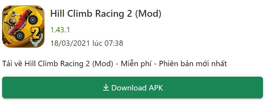 Hill Climb Racing 2 Mod 1.43.1
