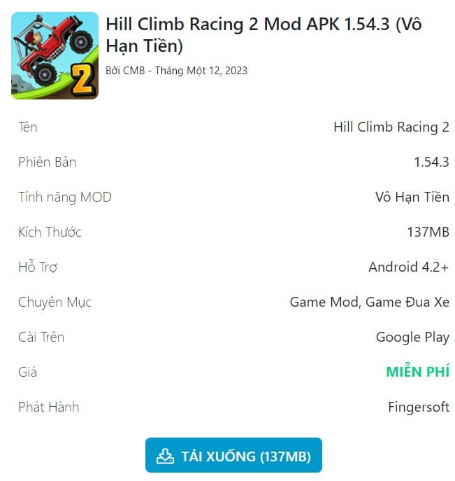 Hill Climb Racing 2 Mod APK 1.54.3