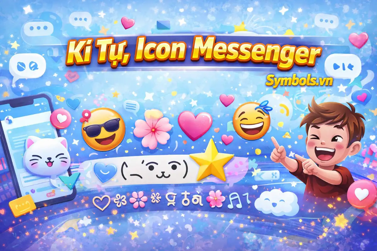 Kí Tự Đặc Biệt Messenger