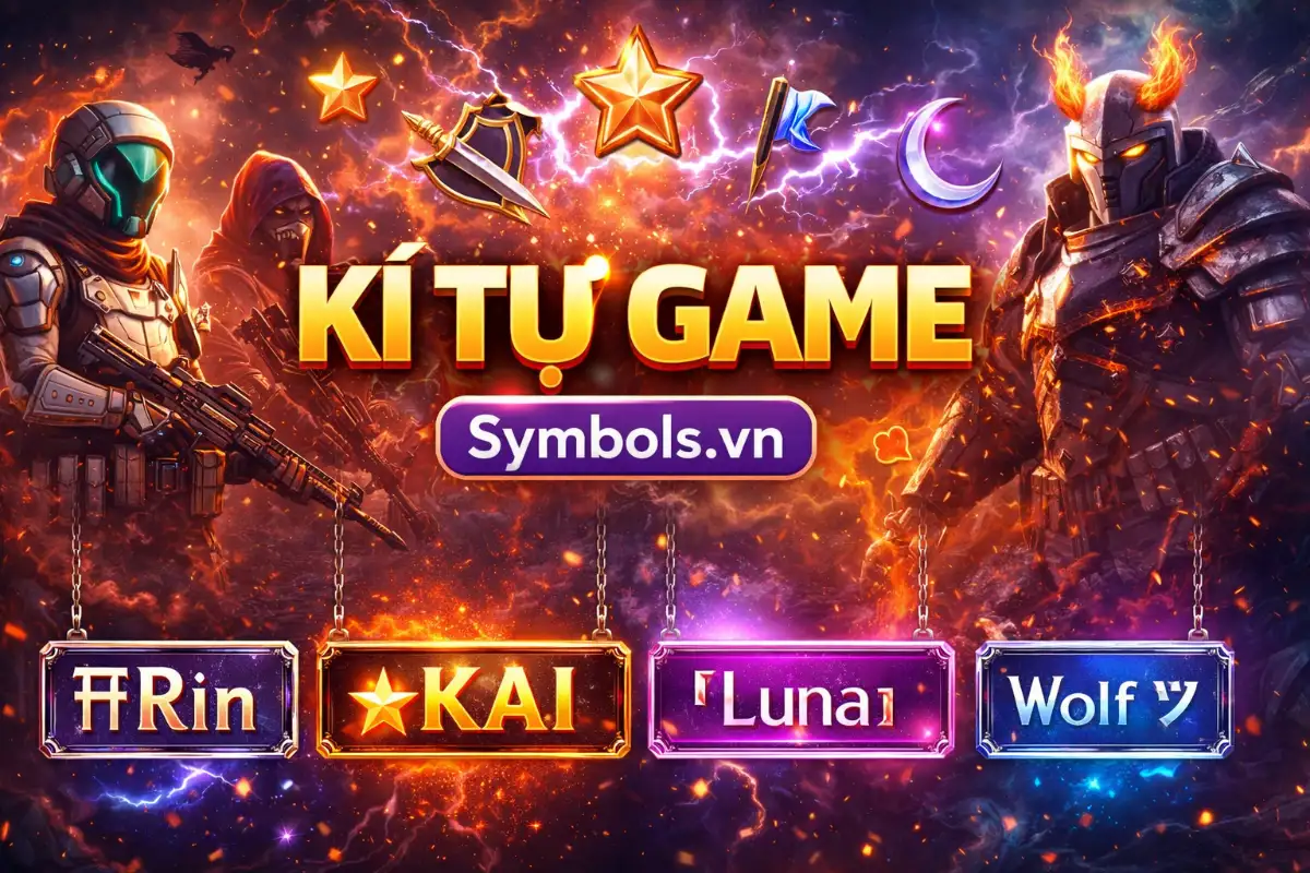 Kí Tự Game