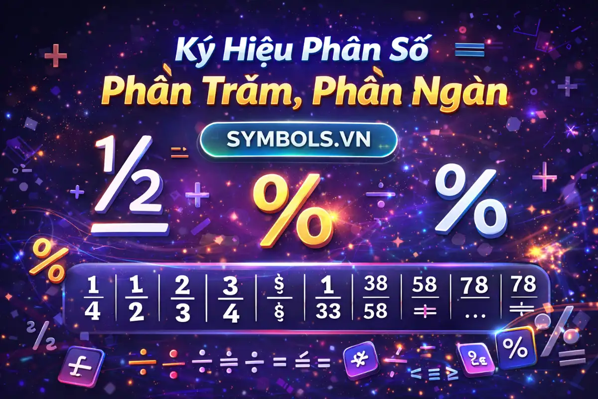 Ký Hiệu Phân Số