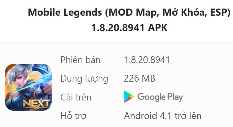 Mobile Legends MOD 1.8.20.8941 APK
