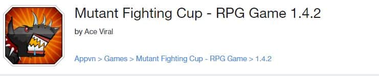 Mutant Fighting Cup 2 Hack Appvn