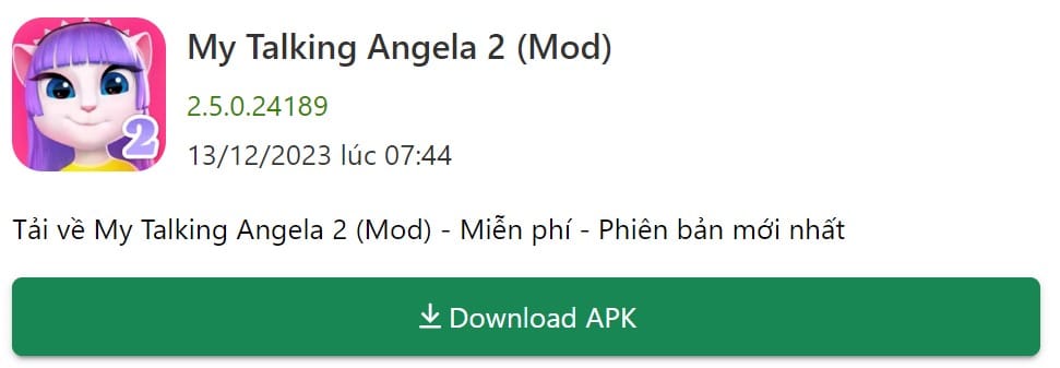 My Talking Angela 2 Mod 2.5.0.24189
