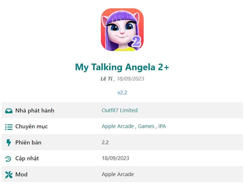 My Talking Angela 2+ v2.2