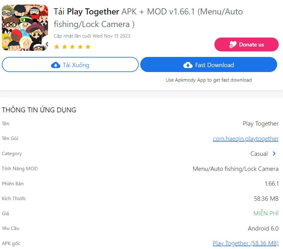 Play Together APK + MOD v1.66.1