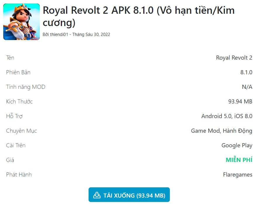Royal Revolt 2 APK 8.1.0