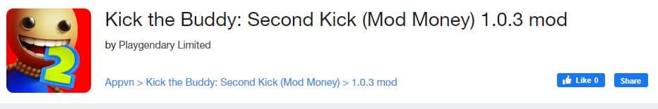 Second Kick (Mod Money) 1.0.3 mod