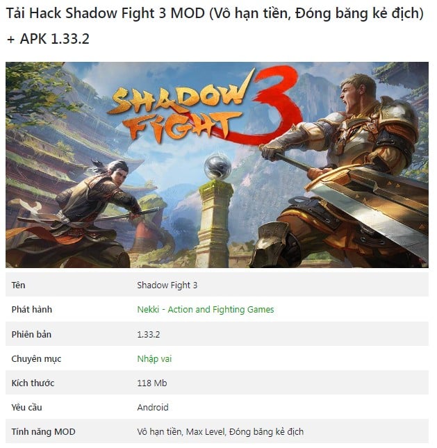 Shadow Fight 3 MOD + APK 1.33.2