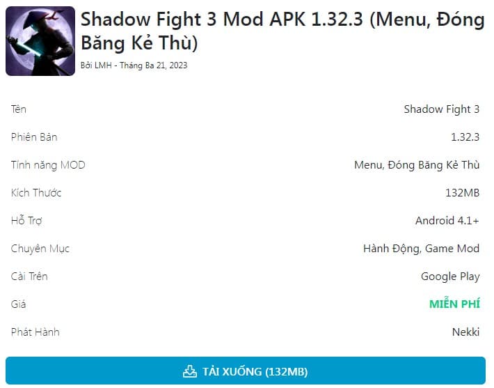 Shadow Fight 3 Mod APK 1.32.3