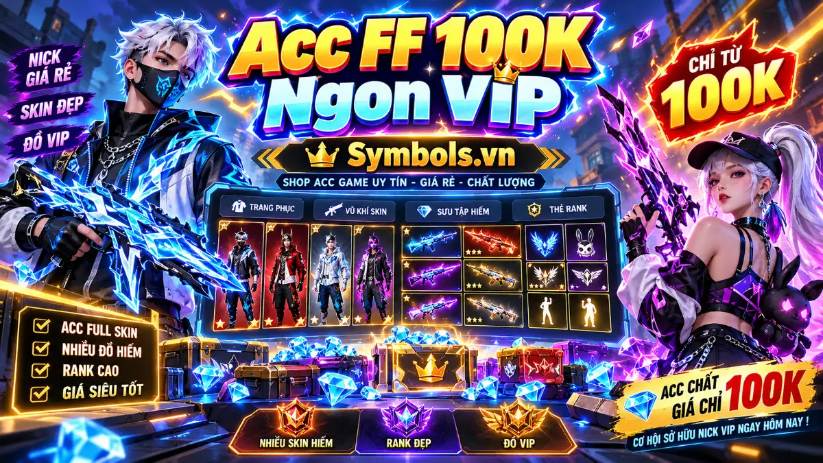 Shop Acc FF 100k