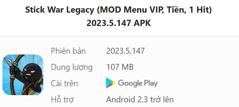 Stick War Legacy MOD 2023.5.147 APK 