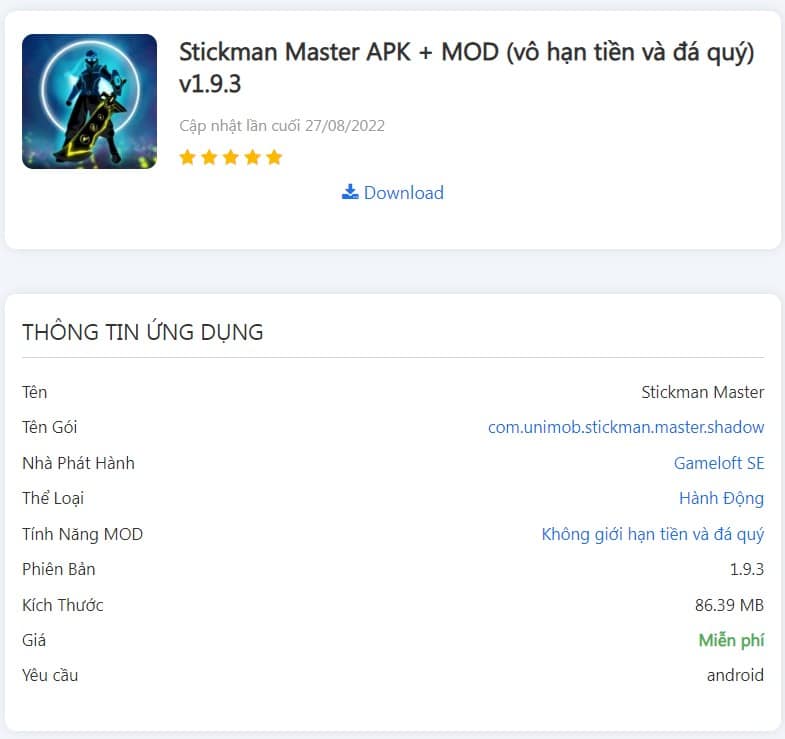 Stickman Master APK + MOD v1.9.3
