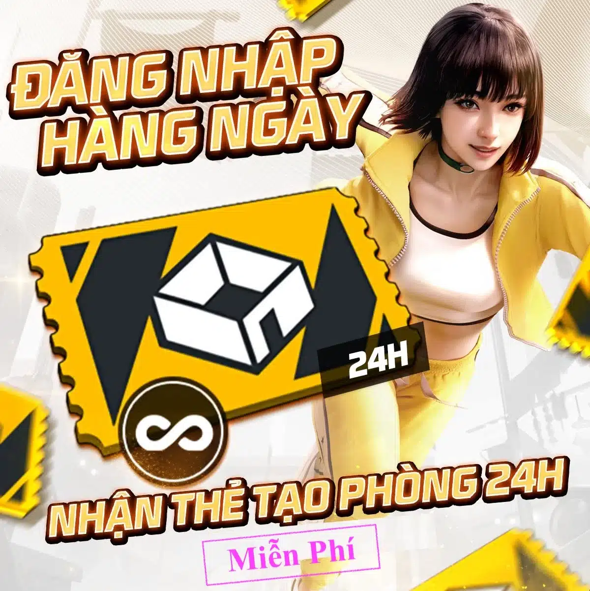 Thẻ tạo phòng FF miễn phí