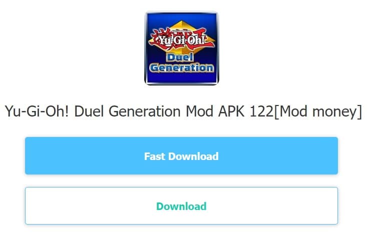 Yu-Gi-Oh! Duel Generation v122 Mod APK