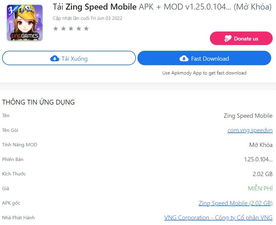 Zing Speed Mobile APK + MOD v1.25.0.104
