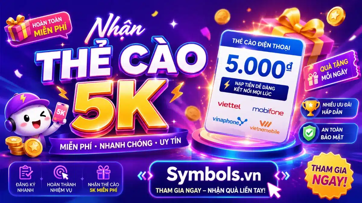Thẻ Viettel 5k