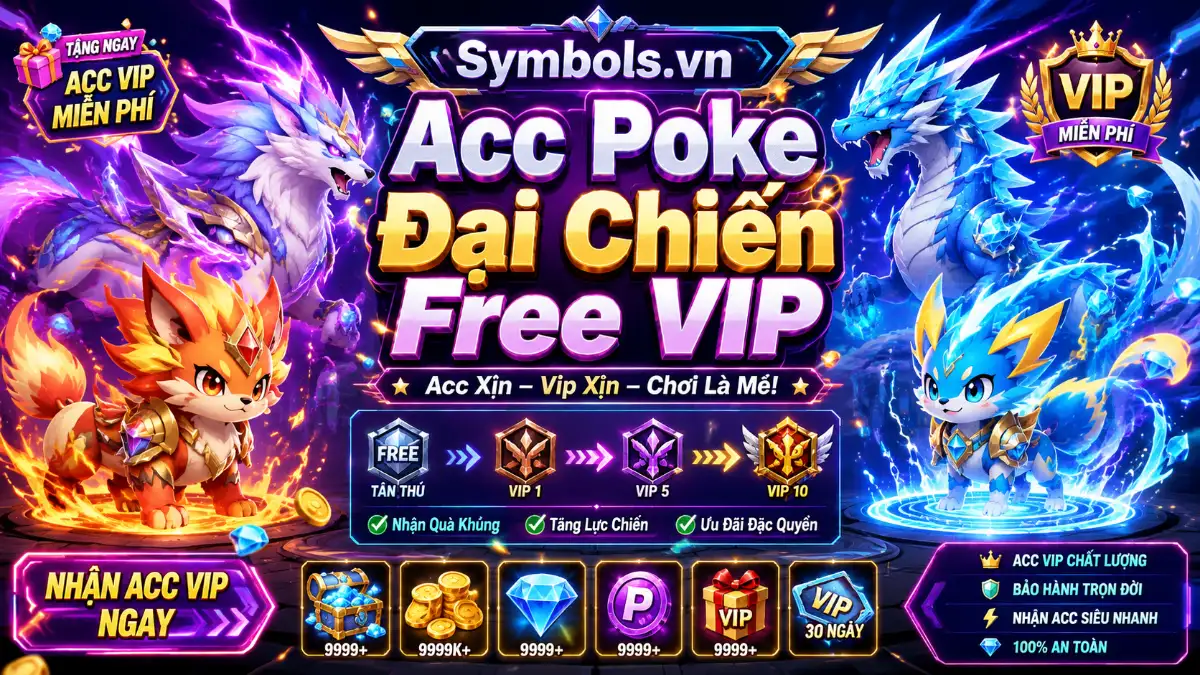 Acc Poke Đại Chiến Free