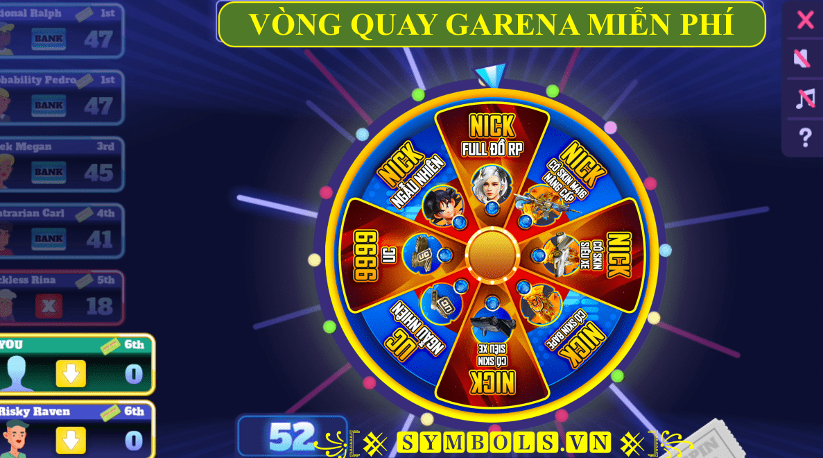 Vòng Quay Garena Membership