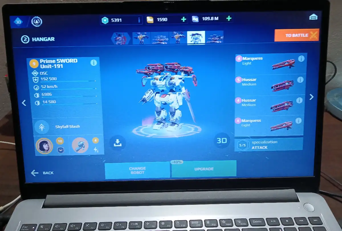 Acc War Robots PC Siêu Vip