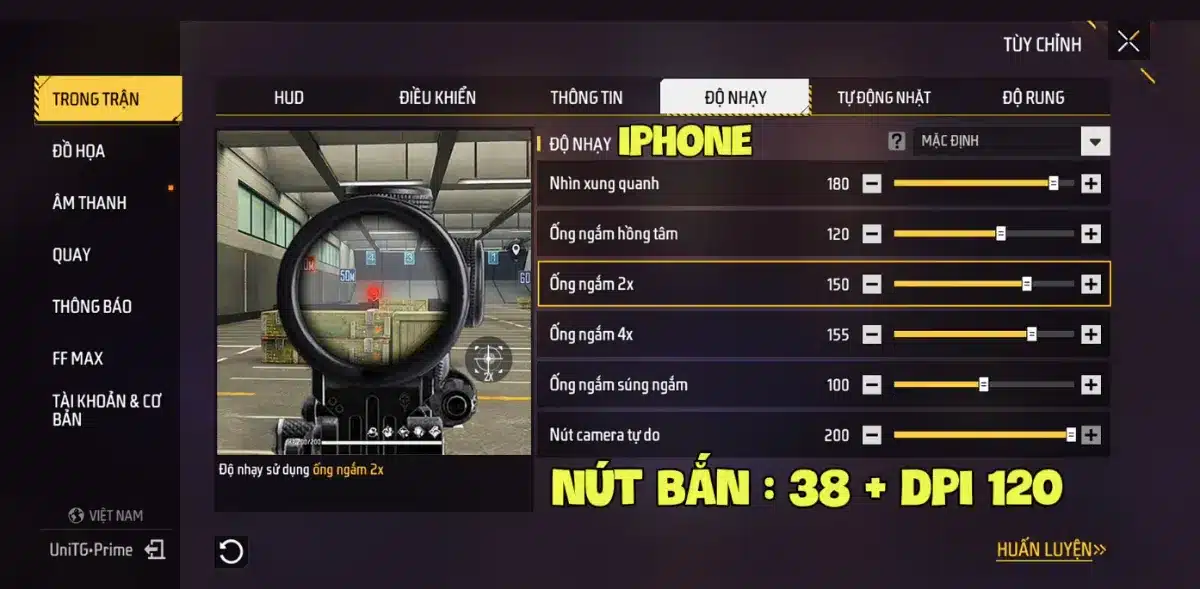 Độ nhạy iPhone