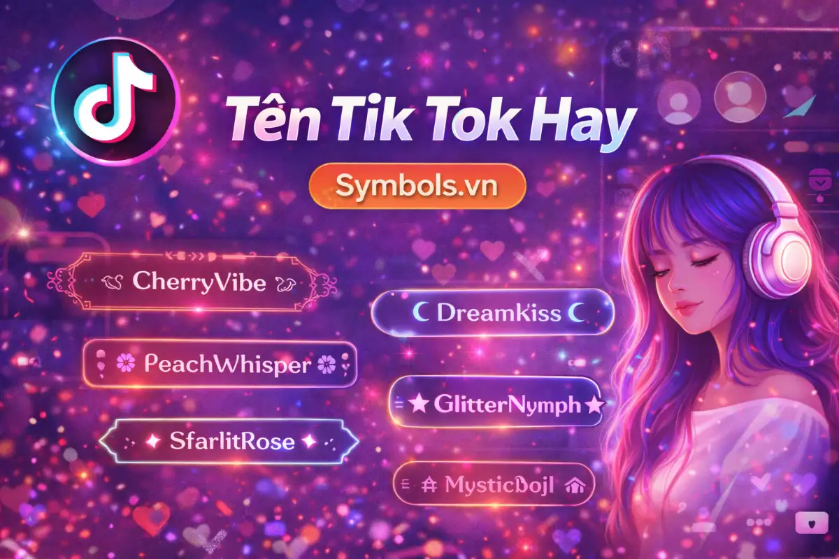 Tên Tik Tok Hay