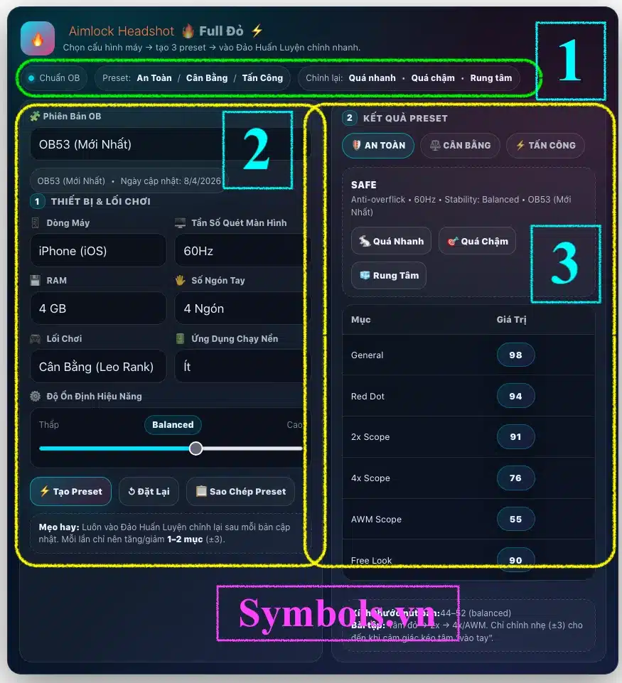 Cách Dùng App Aimlock FF