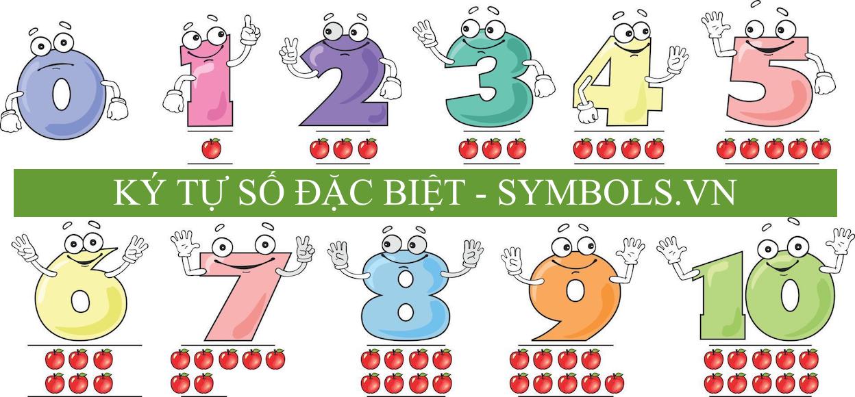 Ký Tự Số Đặc Biệt