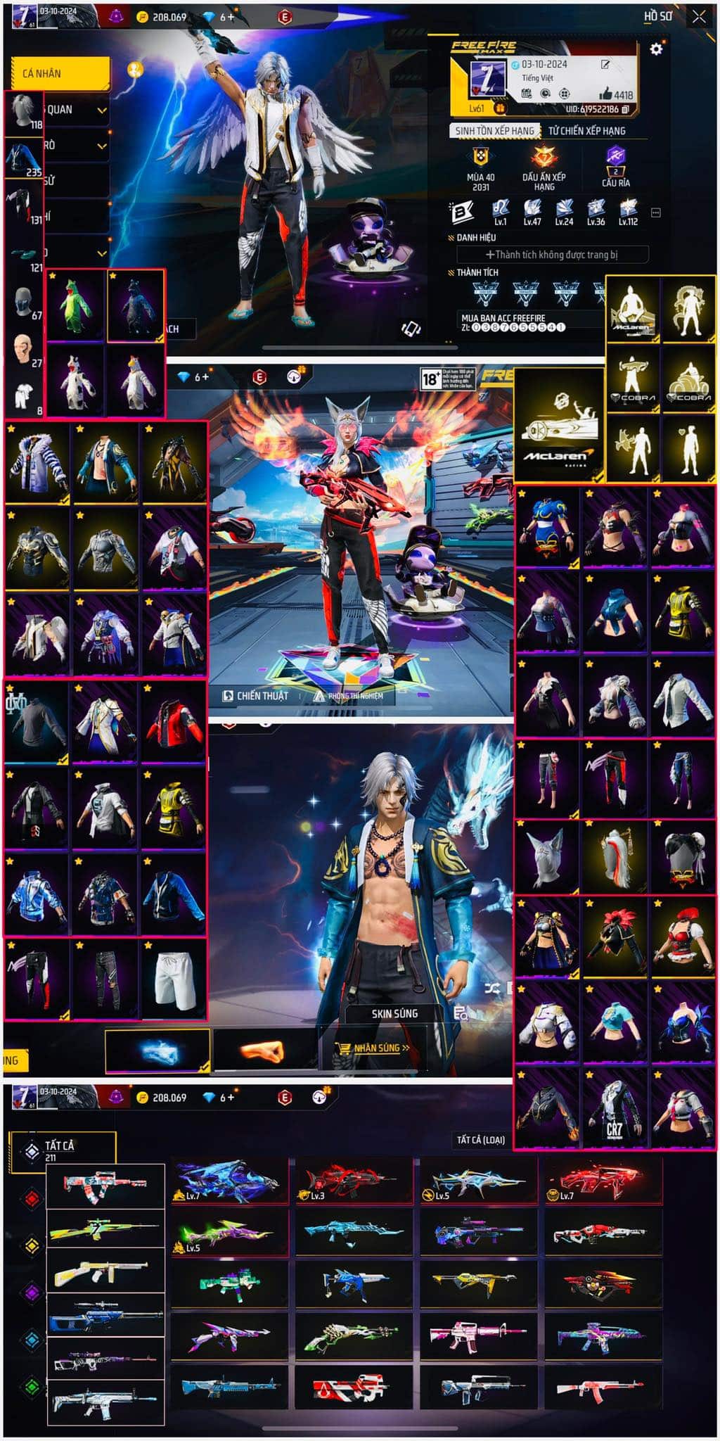 Shop tặng acc F đăng nhập FB số điện thoại