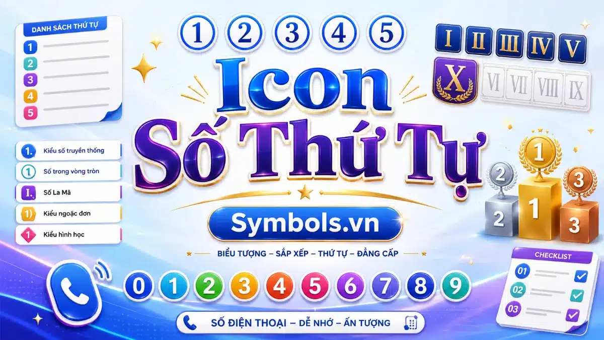 Icon Số
