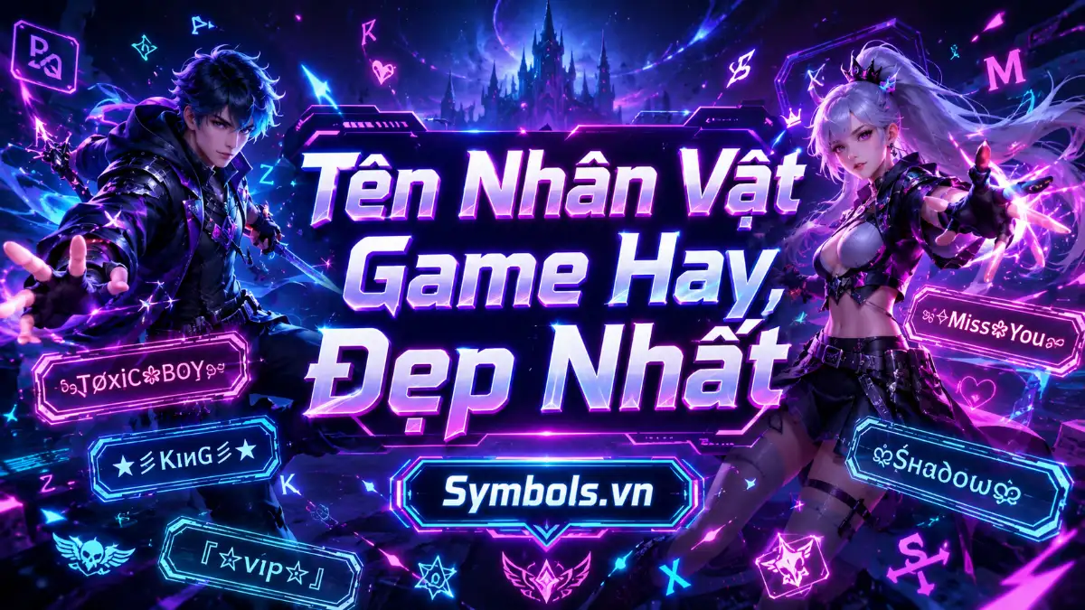 Tên Nhân Vật Game Hay