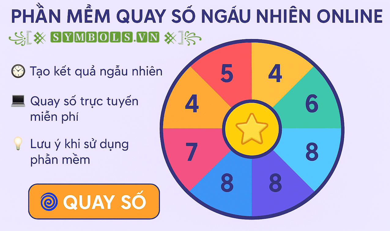 Vòng Quay Số Ngẫu Nhiên Online