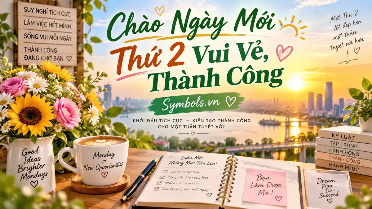 Ảnh Chào Ngày Mới Thứ 2