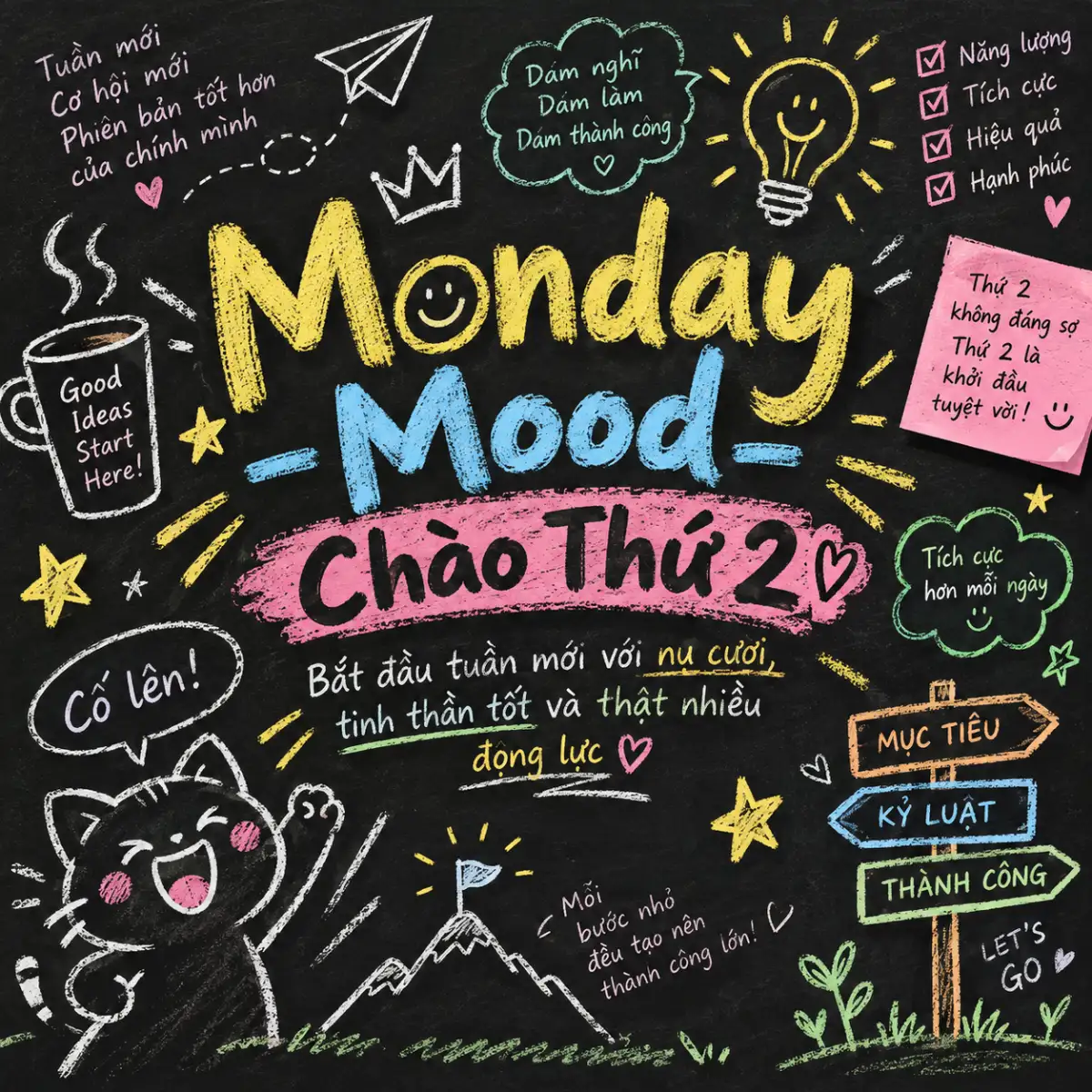 Hình ảnh chào ngày mới thứ 2 dễ thưởng