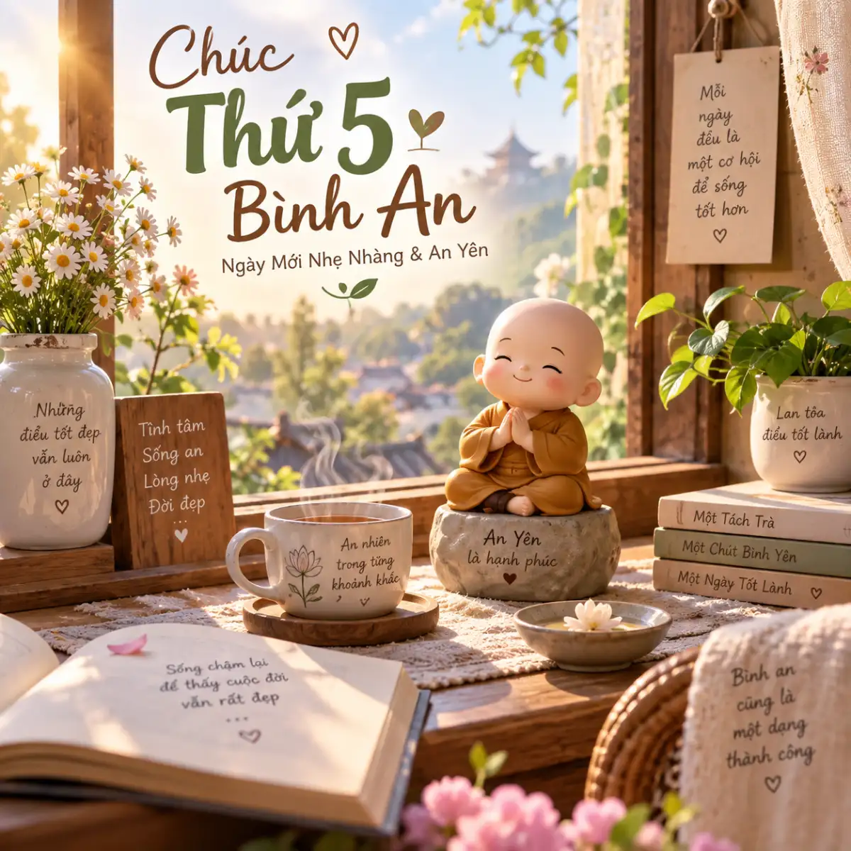 Hình ảnh chúc ngày thứ 5 bình an