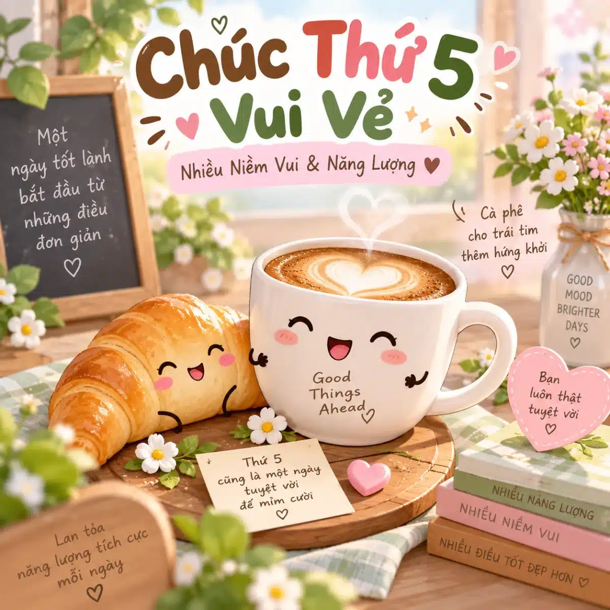 Hình ảnh chúc thứ 5 vui vẻ