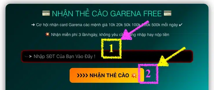 App Nhận Card Garena Free