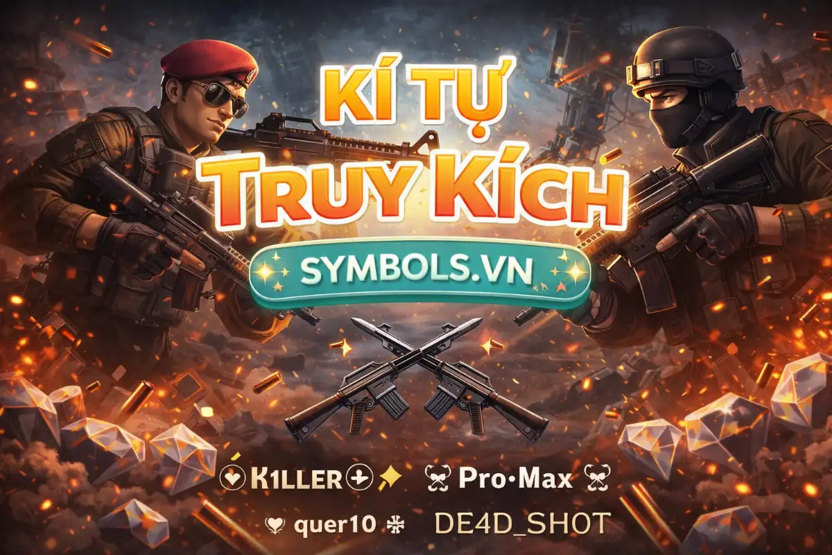 Kí Tự Đặc Biệt Truy Kích